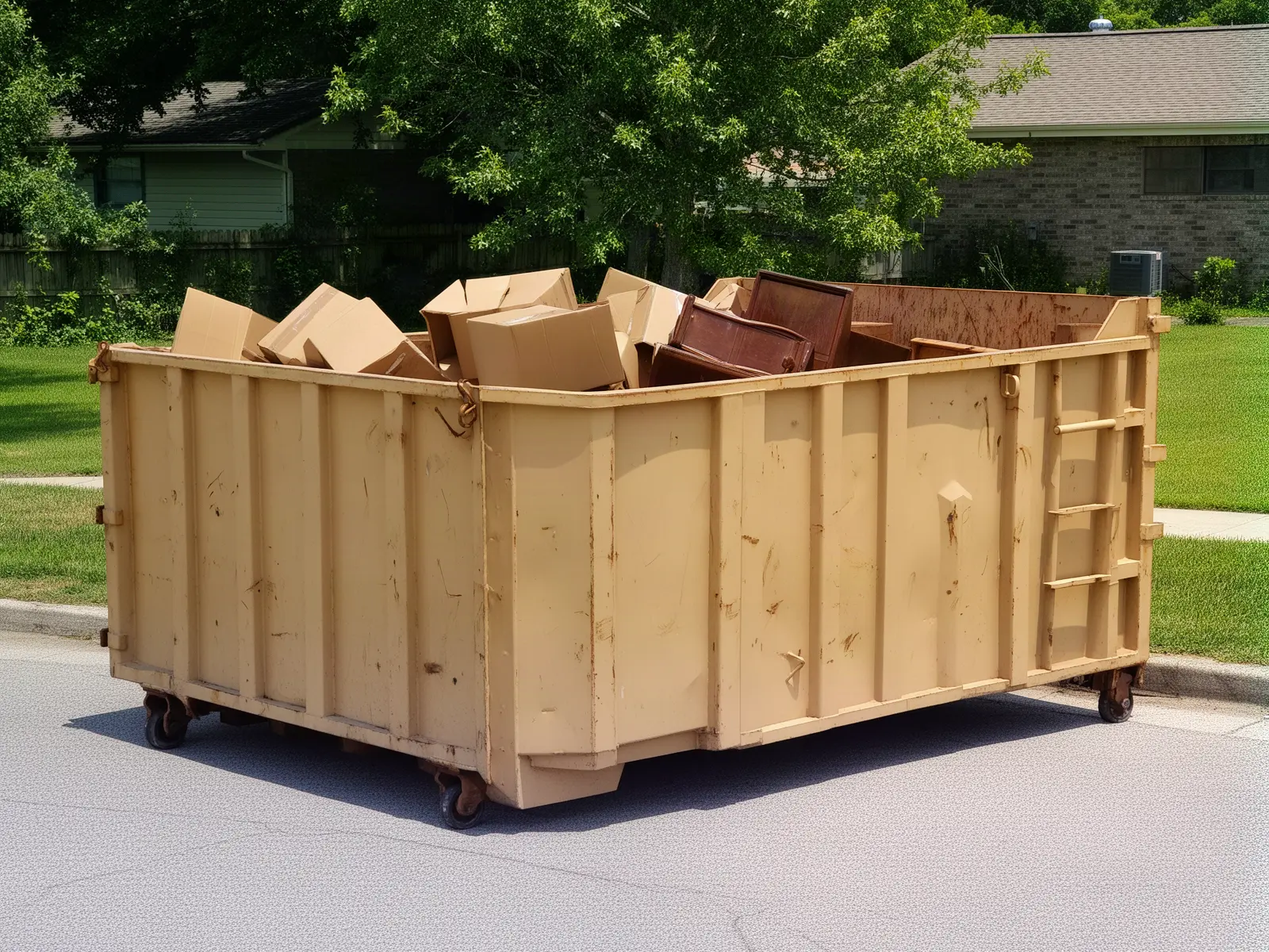 Roll-off dumpster from Two Rivers Dumpster Rental in Cleveland, TN